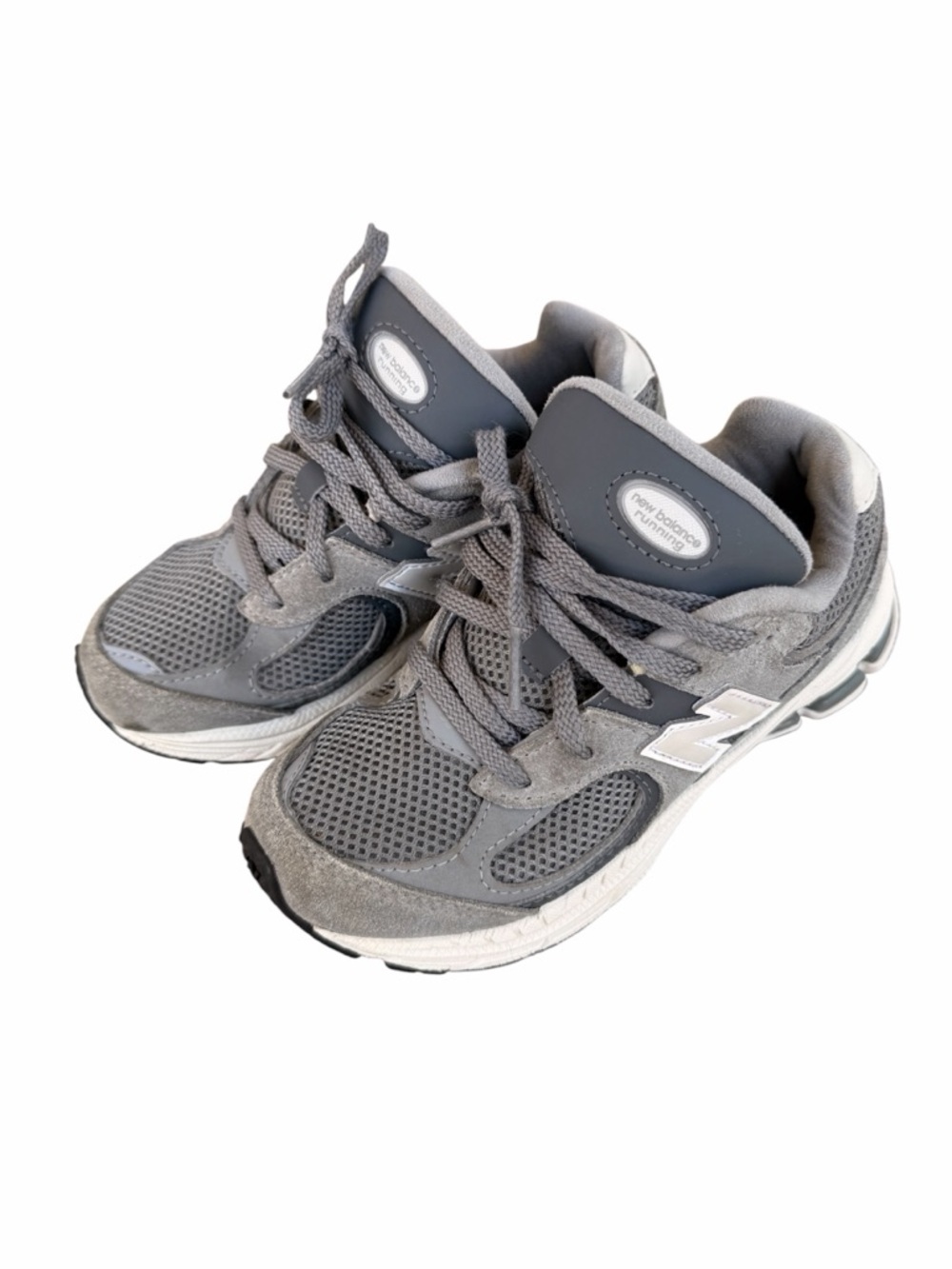 New Balance Kids Gray Lace-Up Athletic Sneakers